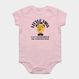 little miss mental health Baby Bodysuit